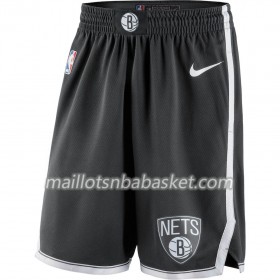 Brooklyn Nets Homme Shorts Noir 2018-19 Nike Swingman